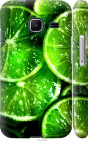 Чохол на Samsung Galaxy J1 Mini J105H Зелені часточки лимона "852m-258-2448"
