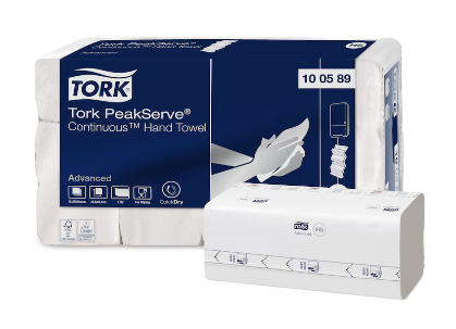 Tork PeakServe полотенца для рук. Качество - Advanced,1 сл.,арт 100589 (мин.заказ в категории TORK от 1000грн) | Зображення 1