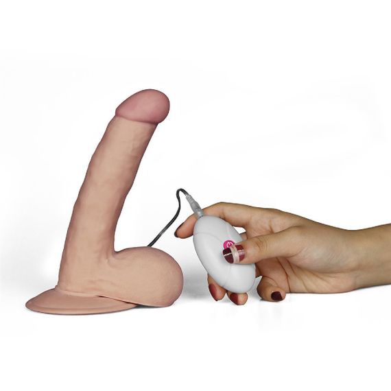 Вібратор на присосці 7.5 THE ULTRA SOFT DUDE VIBRATING Sex Aura | Зображення 4