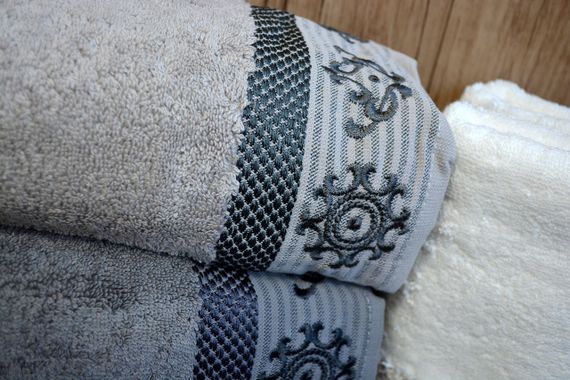 Набор полотенец 70х140 см Pupilla Collection Aspendos, банные 4 шт. | Зображення 1