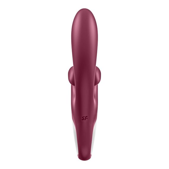 Вібратор-кролик Satisfyer Touch Me Red, подвійний відросток, 3 потужні мотори Sex Aura | Зображення 2