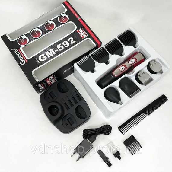 Професійна акумуляторна машинка для стрижки GEMEI GM-592, Акумуляторна машинка для стрижки GK-56 | Зображення 2