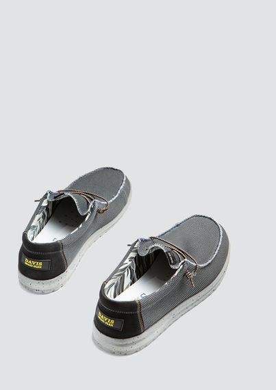 Текстильні мокасини сірого кольору 40 розмір | Зображення 2