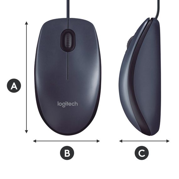 Миша Logitech B100 USB | Зображення 7