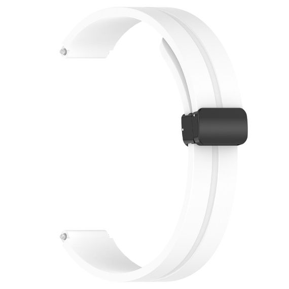 Ремінець Line Magnetic для Xiaomi Mi Band 9/8/10 Білий / White | Зображення 1
