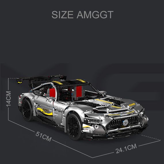 Конструктор Mould King 13126 Мерседес AMG GT 1:8 QuickSilver | Зображення 2