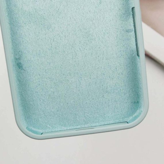 Чохол Silicone Case Full Protective (AA) NO LOGO для Apple iPhone 16 Pro (6.3") Бірюзовий / Beryl | Зображення 4