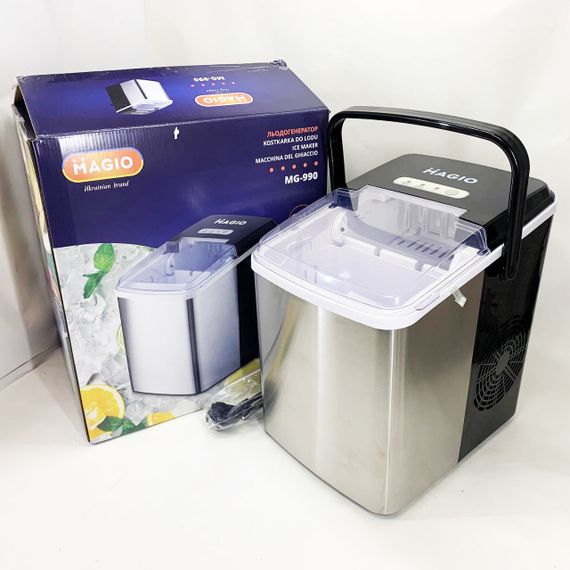 Ледогенератор воздушный Magio MG-990 120 Вт 12 кг, Генератор льда, Ледогенератор для кафе и ресторанов FA-61 | Зображення 2