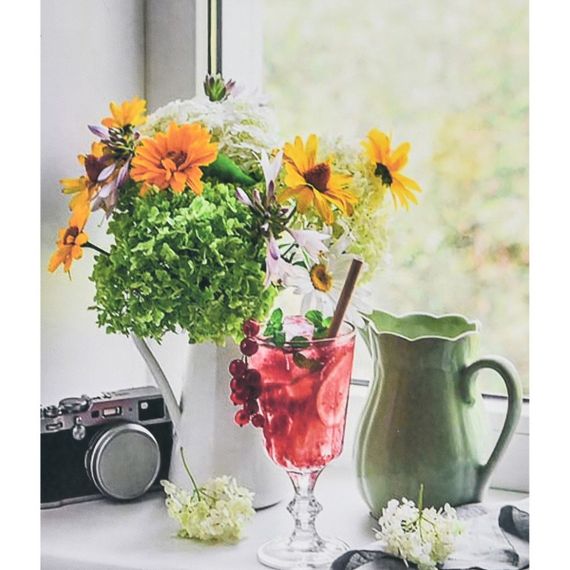 Алмазная мозаика "Вдохновение из окна" SK88241 40х50 см