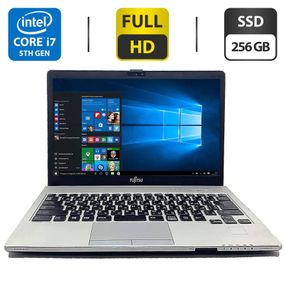 Ультрабук Б-класс Fujitsu LifeBook S935 / 13.3" (1920x1080) IPS / Intel Core i7-5600U (2 (4) ядра 2.6 - 3.2 GHz) / 8 GB DDR3 / 256 GB SSD / Intel HD Graphics 5500 / WebCam / VGA б/у