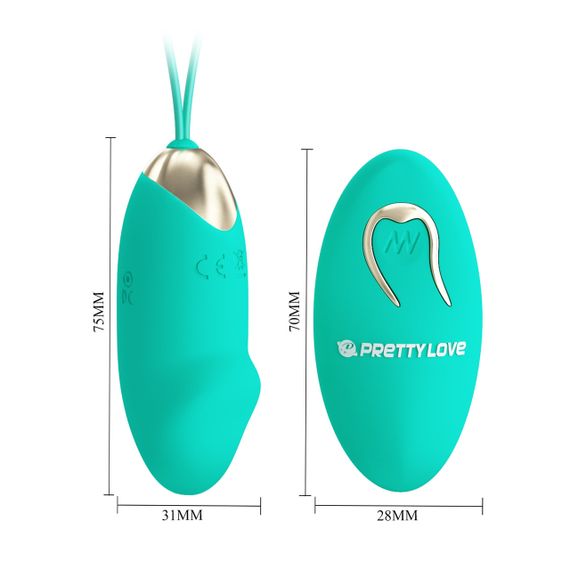 Віброяйце серії Pretty Love - Julia Dream chaser 2 Green, BI-014362W-4A4 Sex Aura | Зображення 4