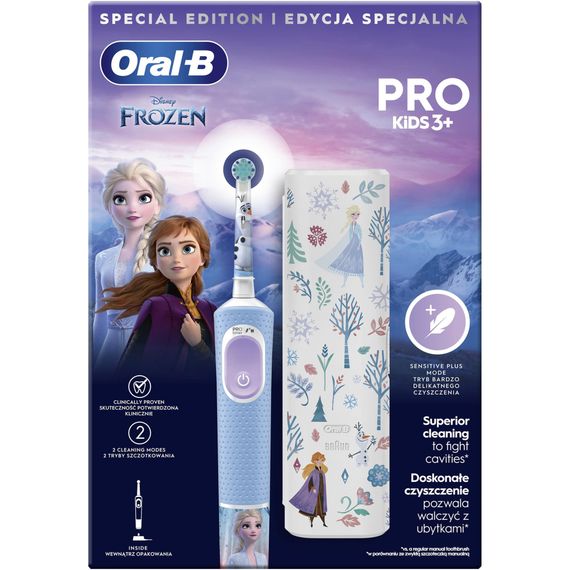 Електрична зубна щітка Oral-B D103.413.2KX Frozen | Зображення 2