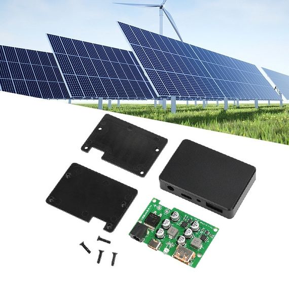 Модуль DC-DC стабілізатор напруги сонячної панелі USB+DC+Type-C QC/PD драйвер для сонячних батарей