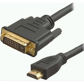 Кабель мультимедійний HDMI to DVI 24+1 1.8m Atcom (3808) (3808)