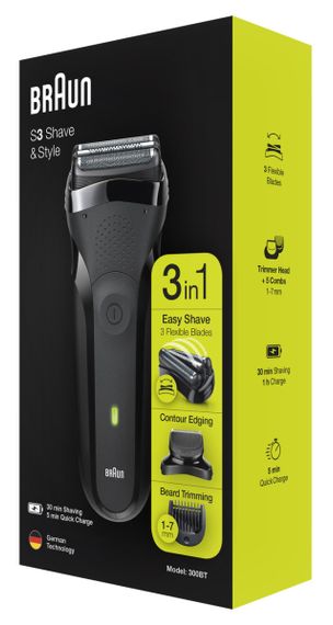Электробритва Braun Series 3 6587833 черная | Зображення 3