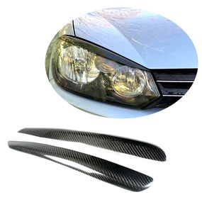 Вії на фари (для HB 2010-2013, Карбон) для Volkswagen Golf 6 рр