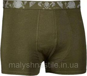 Набор Трусы (2 шт в комплекте) Sturm Mil-Tec Boxer Shorts Skull Olive S (11200101)