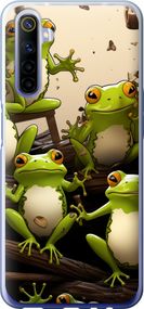 Чехол на Realme 6 Жабки "5656u-1913-17620"