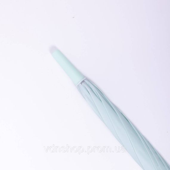 Класична дитяча парасолька-тростина напівавтомат з поліестеру міцна надійна 8 спиць діаметр 94 см М'ятний HP-23-11M | Зображення 5