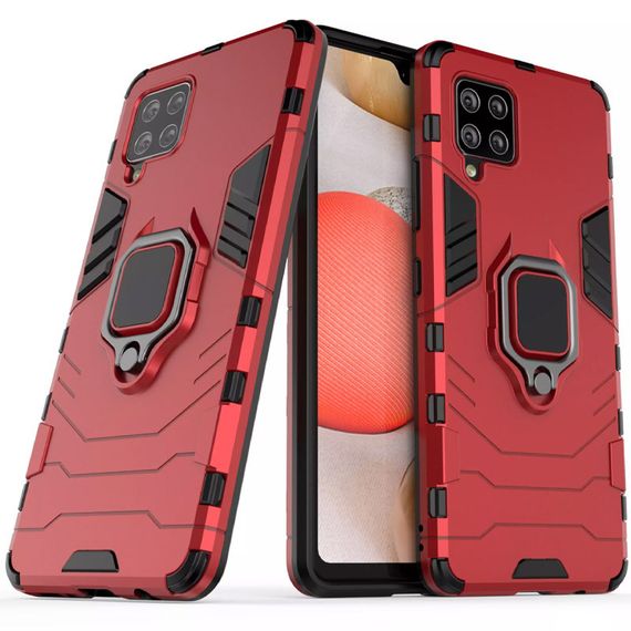 Протиударний чохол з підставкою (Ударостійкий) для Samsung Galaxy A42 5G Red