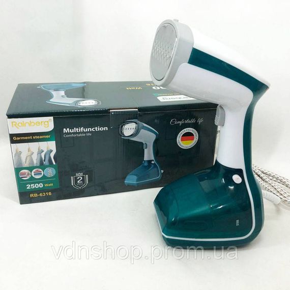 Портативний ручний відпарювач для подорожей Rainberg, Відпарювач для одягу з компактним дизайном HZ-57 | Зображення 7