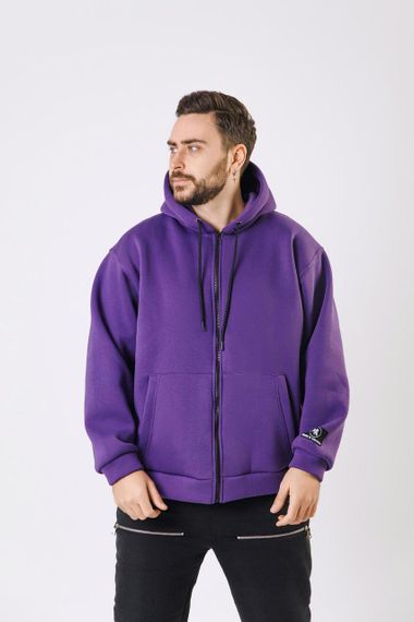 Зіп-Худі унісекс МА (01) Фіолетовий | Зображення 4