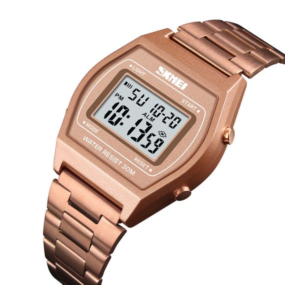 Skmei 1328RGWT Rose Gold-White | Зображення 1