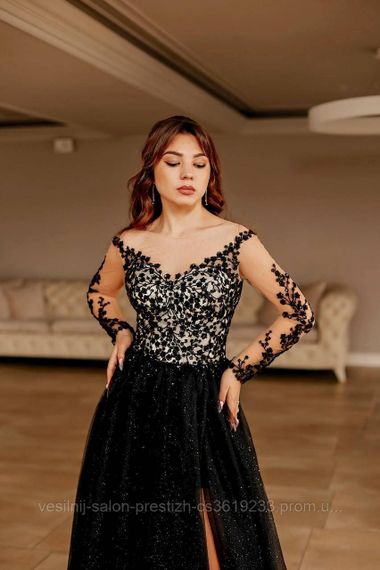Чорна випускна сукня | Зображення 2