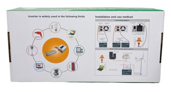 Інвертор потужний апроксимована синусоїда перетворювач напруги Magor 2000W 12V-220V | Зображення 6