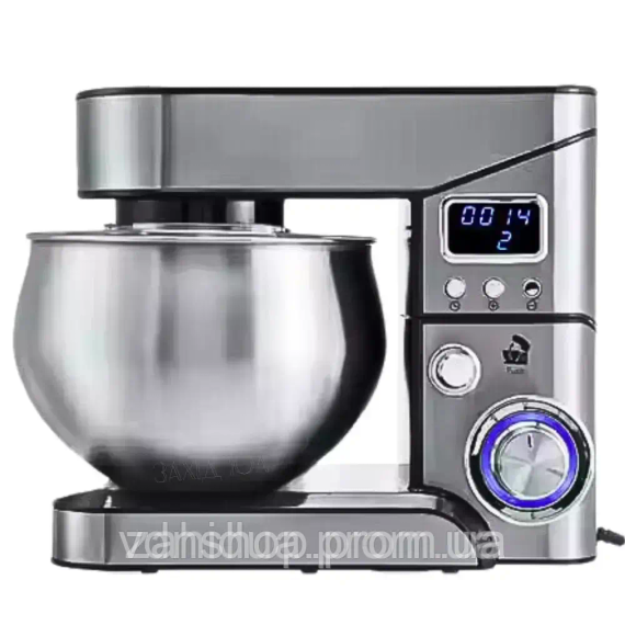 Міксер планетарний з чашею 6л, 4000Вт, Top Kitchen TК00224 / Кухонний тістоміс для дому / Кухонна машина | Зображення 1