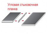 Планка стикувальна кутова на стільницю 28мм Чорна U-подібна ДС ОптимаЛайн | Зображення 2