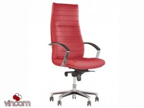 Кресло Новый Стиль IRIS  steel chrome anyfix (Экокожа)
