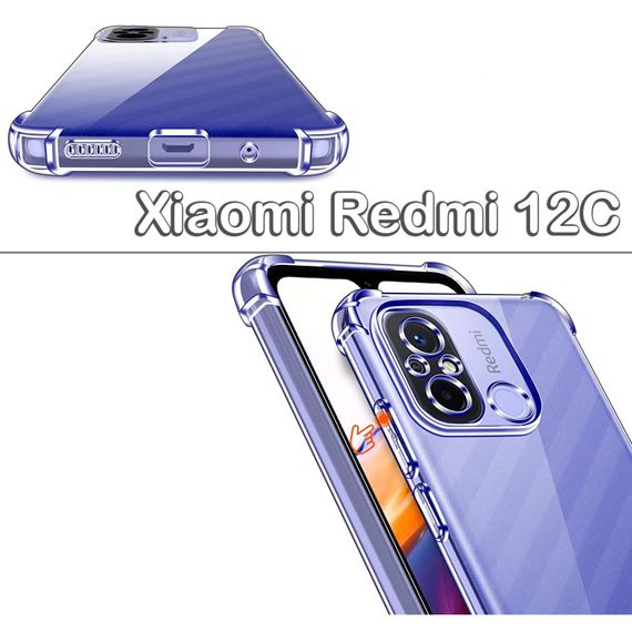 Чохол до мобільного телефона BeCover Anti-Shock Xiaomi Redmi 12C Clear (709176) | Зображення 5