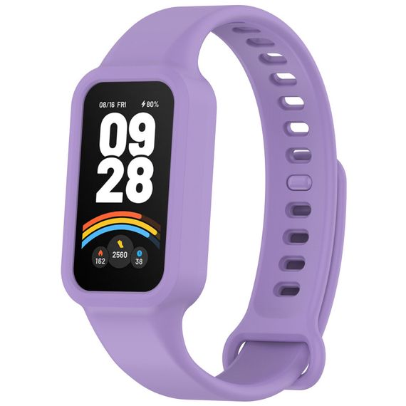 Силіконовий ремінець для Xiaomi Mi Smart Band 9 Active Elegant purple
