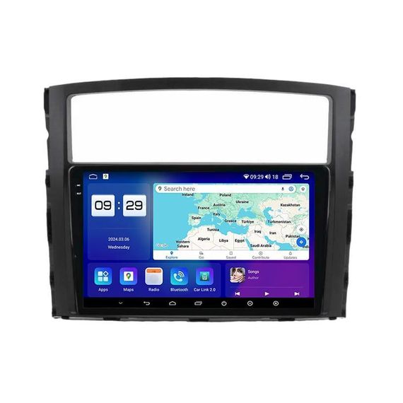 Штатна магнітола серії Mekede M200S 2K під Mitsubishi Pajero 4 V80 V90 Montero, Shogun 2006-2014 (W4) 9 дюймів