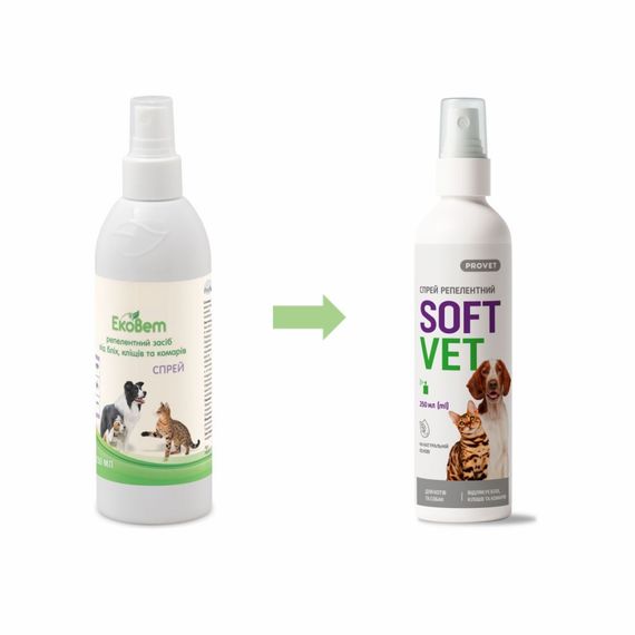 Спрей Provet SOFTVET репелентний для котів та собак 250 мл | Зображення 2