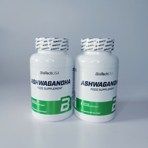Ашваганда BioTechUSA Ashwagandha 60 капсул | Зображення 1