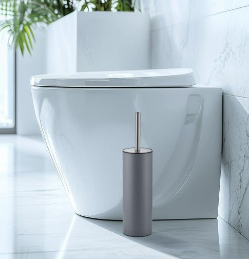 Йоржик для унітазу Mixxus Premium Ellipse-TB0201 Graphite підлоговий, графіт (MI7068) | Зображення 2