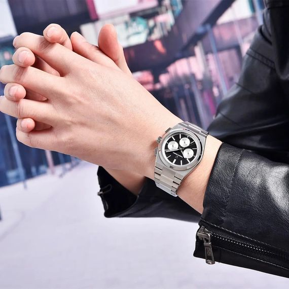 Годинник P2agani Design PD-1761 Silver-Black | Зображення 3