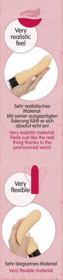 Вибратор - Nature Skin Real Vibe sexstyle | Зображення 9