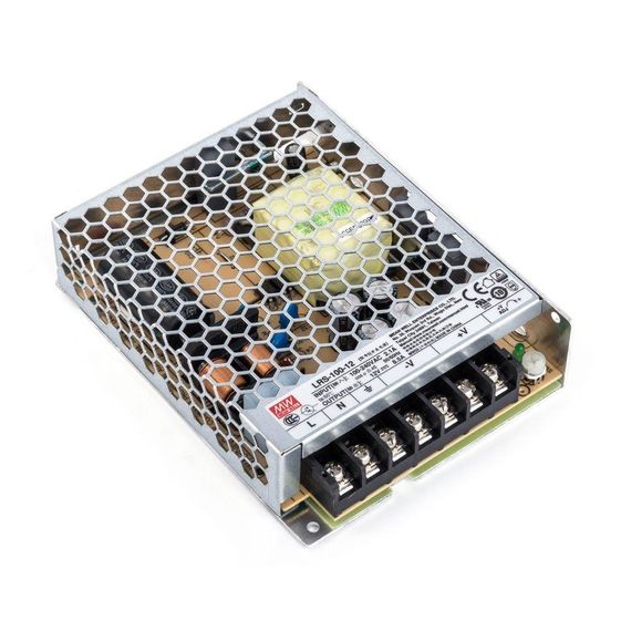 Блок живлення Mean Well LRS-100-12 (102W 8.5A 12V IP20) Series "LRS" | Зображення 1