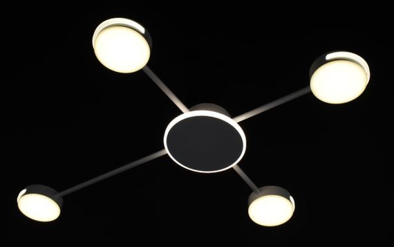 Люстра світлодіодна стельова LED світильник для квартири на стелю лед 26457 Білий 7х64х82 см. | Зображення 3