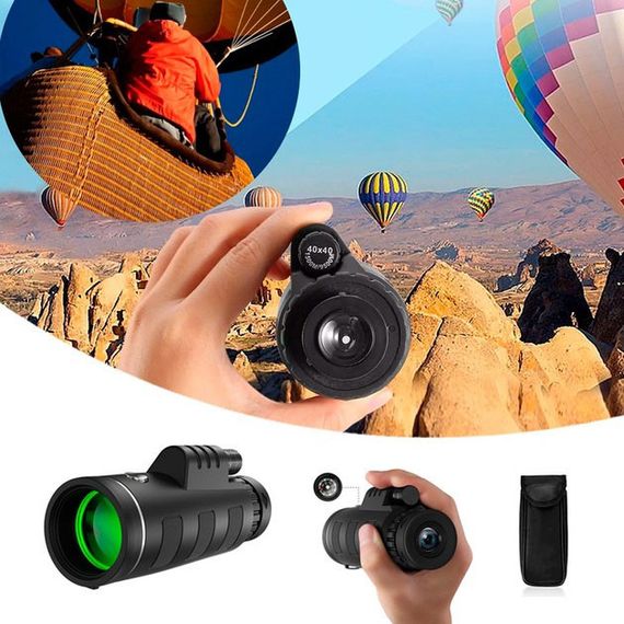 Монокуляр UN-3012 40X60 надпотужний легкий компактний з подвійним фокусуванням | Зображення 1