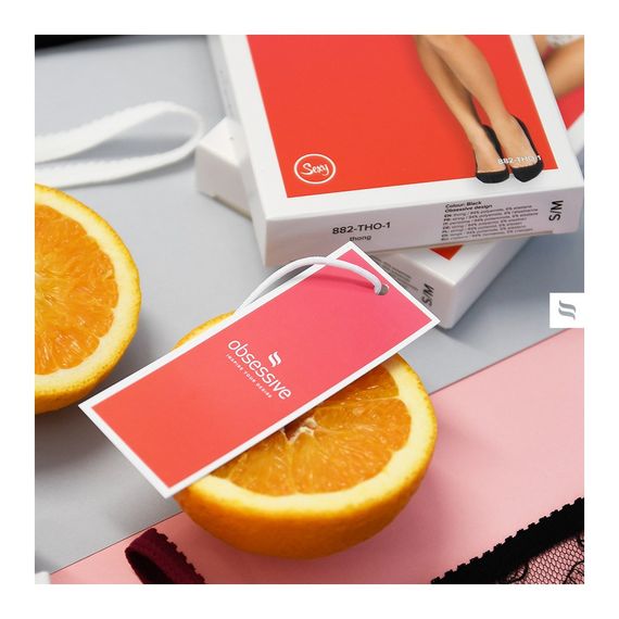 Панчохи для пояса Obssesive GLANDEZ S822, чорні, XS/S sexstyle | Зображення 6