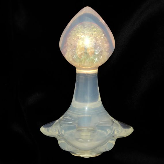 Анальна пробка серце UNIVIBE, силіконова з каменем, рожева, 7.3 х 4.9 см sexstyle | Зображення 5