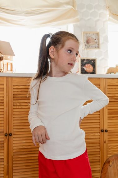 Джемпер для дівчинки Носи своє 146 Білий (p-6677-48076) | Зображення 6