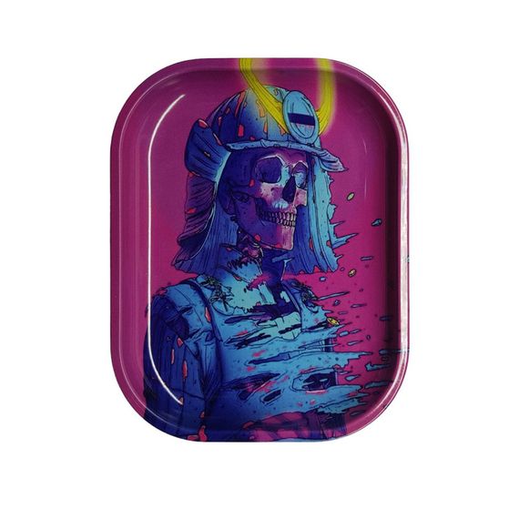 Піднос для самокруток металевий "Dead Samurai"