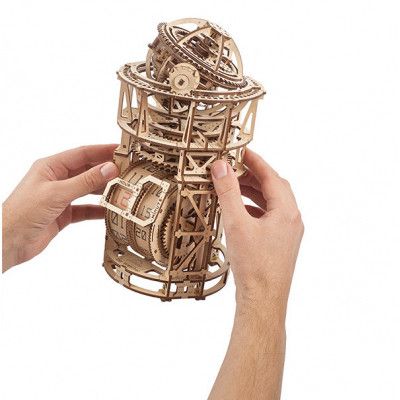 Конструктор Ugears Астроном. Настольные часы с турбийоном (70162) | Зображення 1