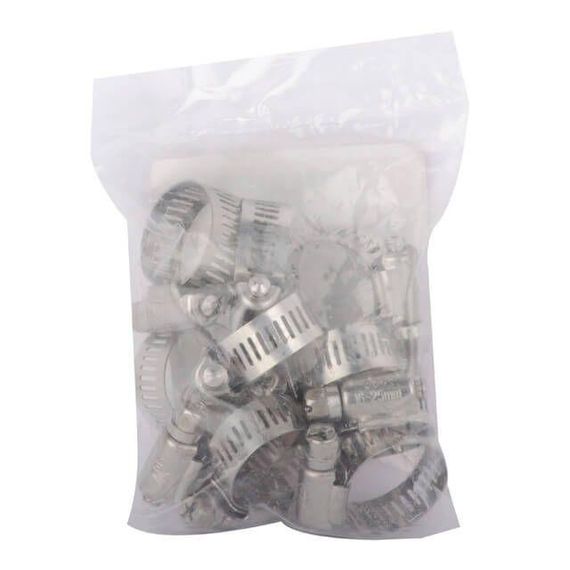 Хомут нержавійна сталь 12,7 мм, D 16-25 мм INTERTOOL TC-1116 | Зображення 1