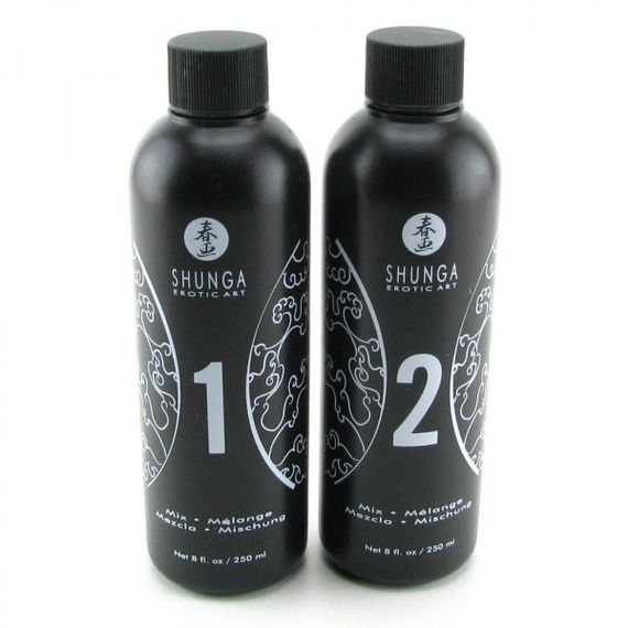 Гель для NURU масажу Shunga Oriental Body-to-Body – Melon Mango (2 x 225 мл) плюс простирадло, Melon Mango | Зображення 4